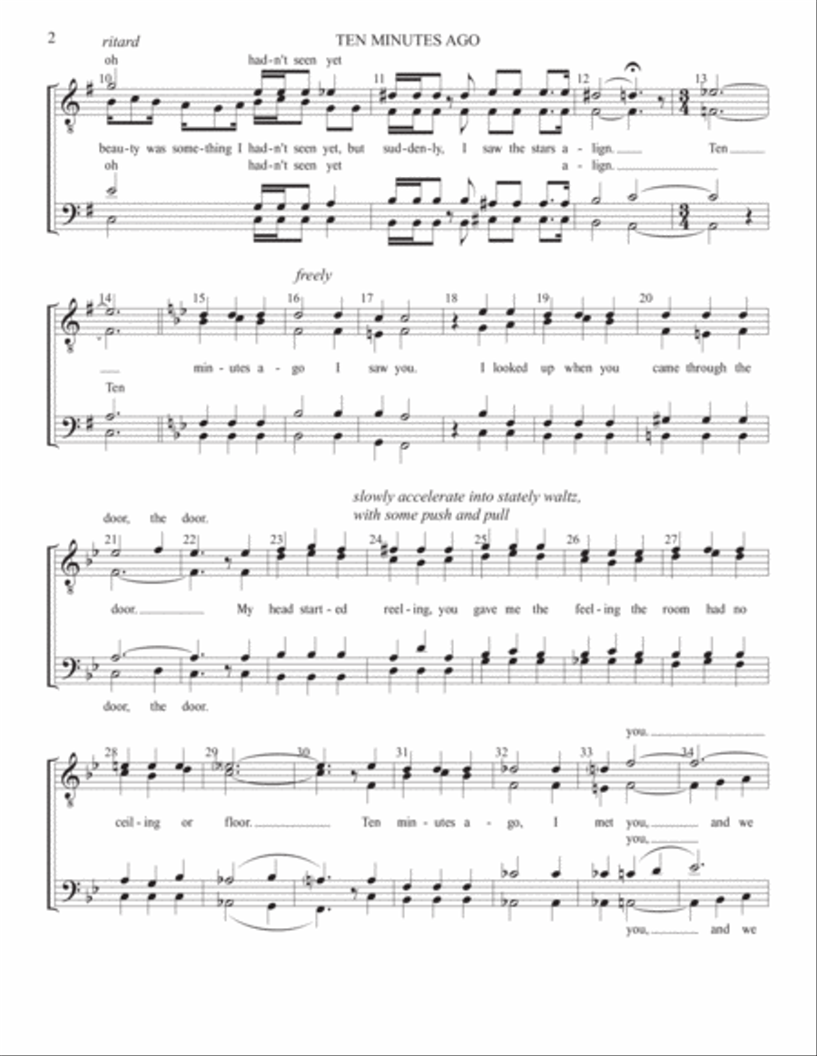 Ten Minutes Ago Small Ensemble scores gallery preview page 2