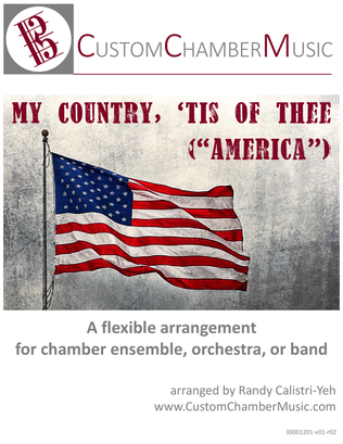 Book cover for My Country, 'Tis of Thee (America) (Flexible Orchestra)