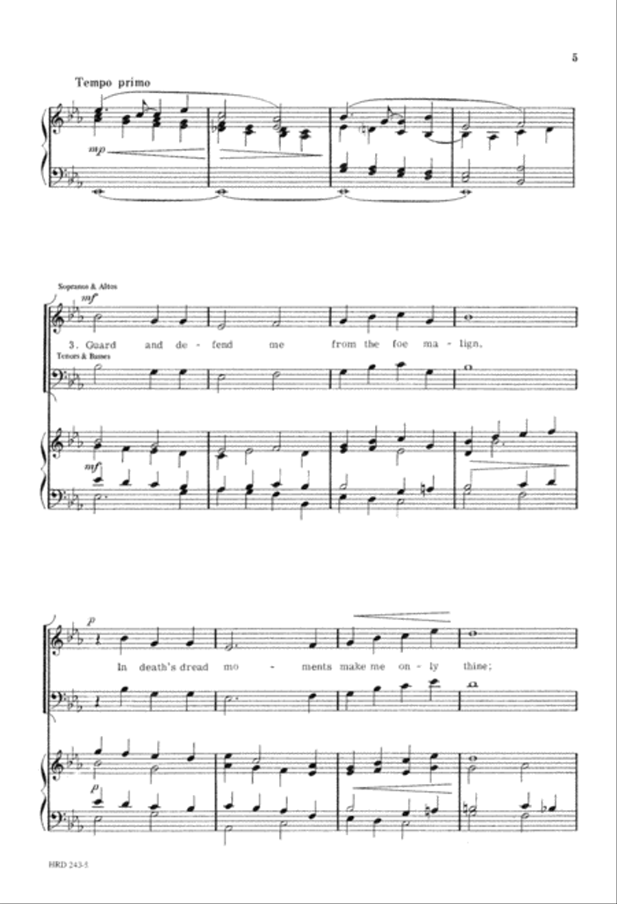Soul of My Saviour Soul of My Saviour 4-Part scores gallery preview page 6