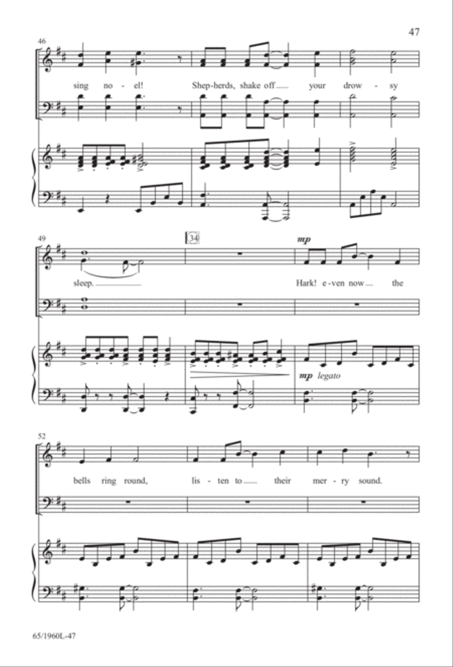 A New Birth...A New Beginning 4-Part scores gallery preview page 48