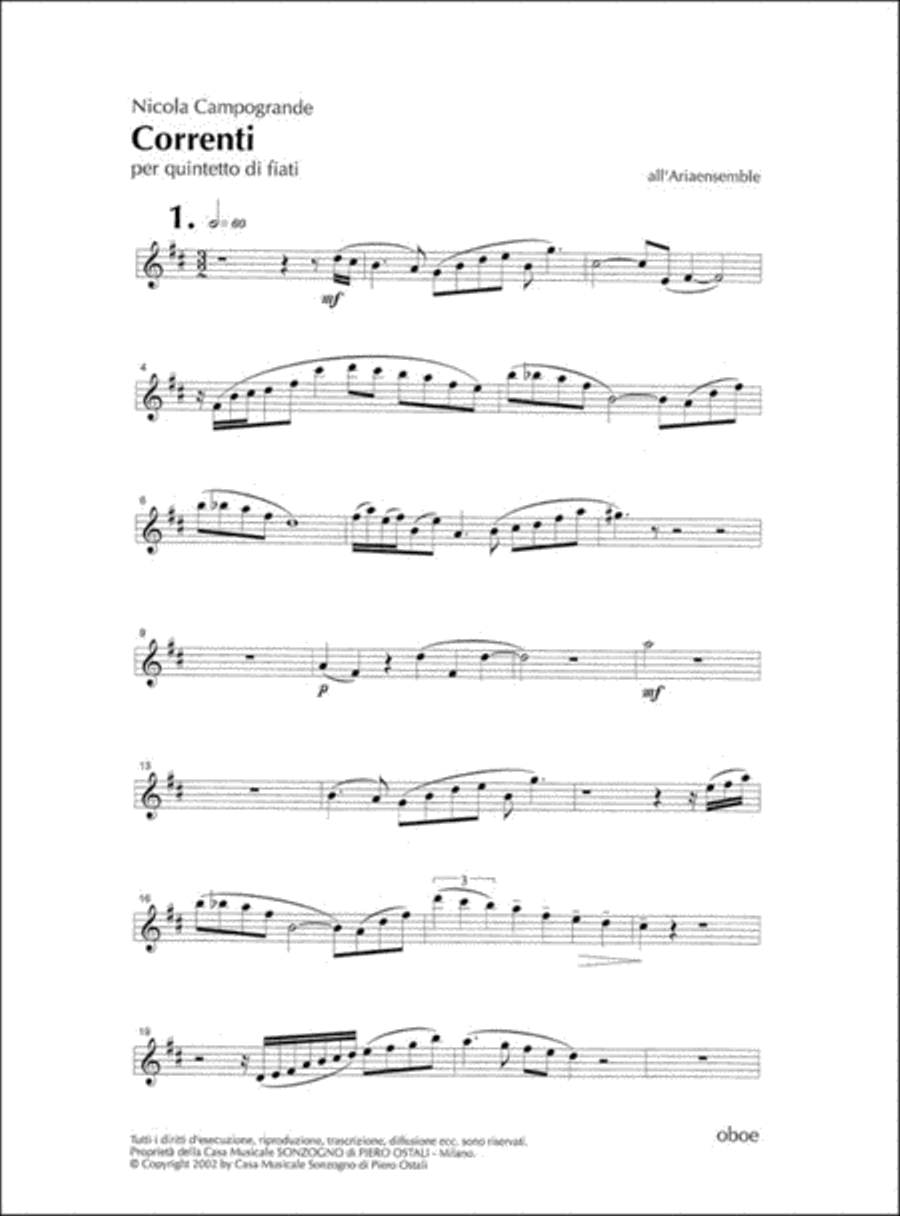 Correnti Woodwind Quintet scores gallery preview page 3
