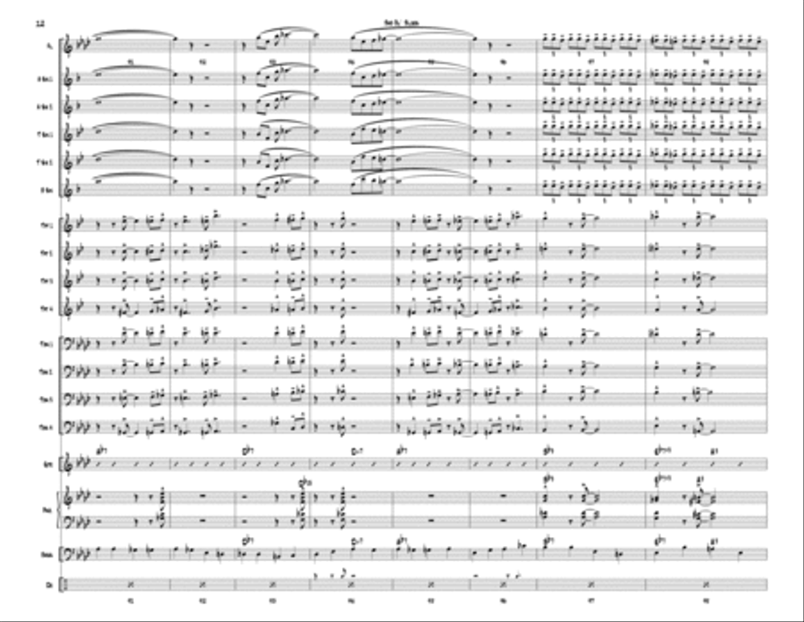 Bad Ol' Blues Jazz Ensemble scores gallery preview page 14