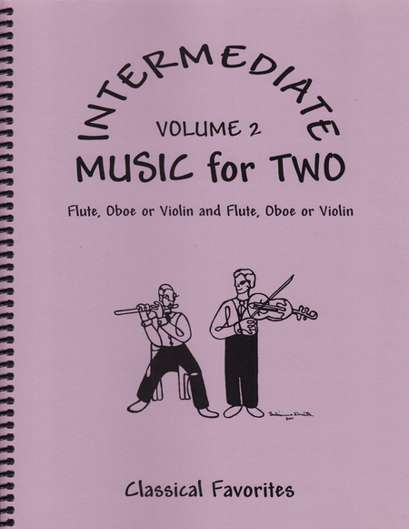 Intermediate Music for Two, Volume 2 - Flute/Oboe/Violin and Flute/Oboe/Violin