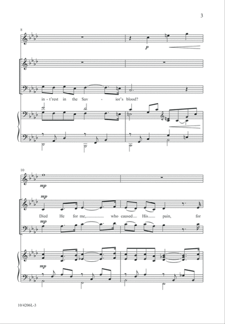 How Can It Be? 4-Part scores gallery preview page 3