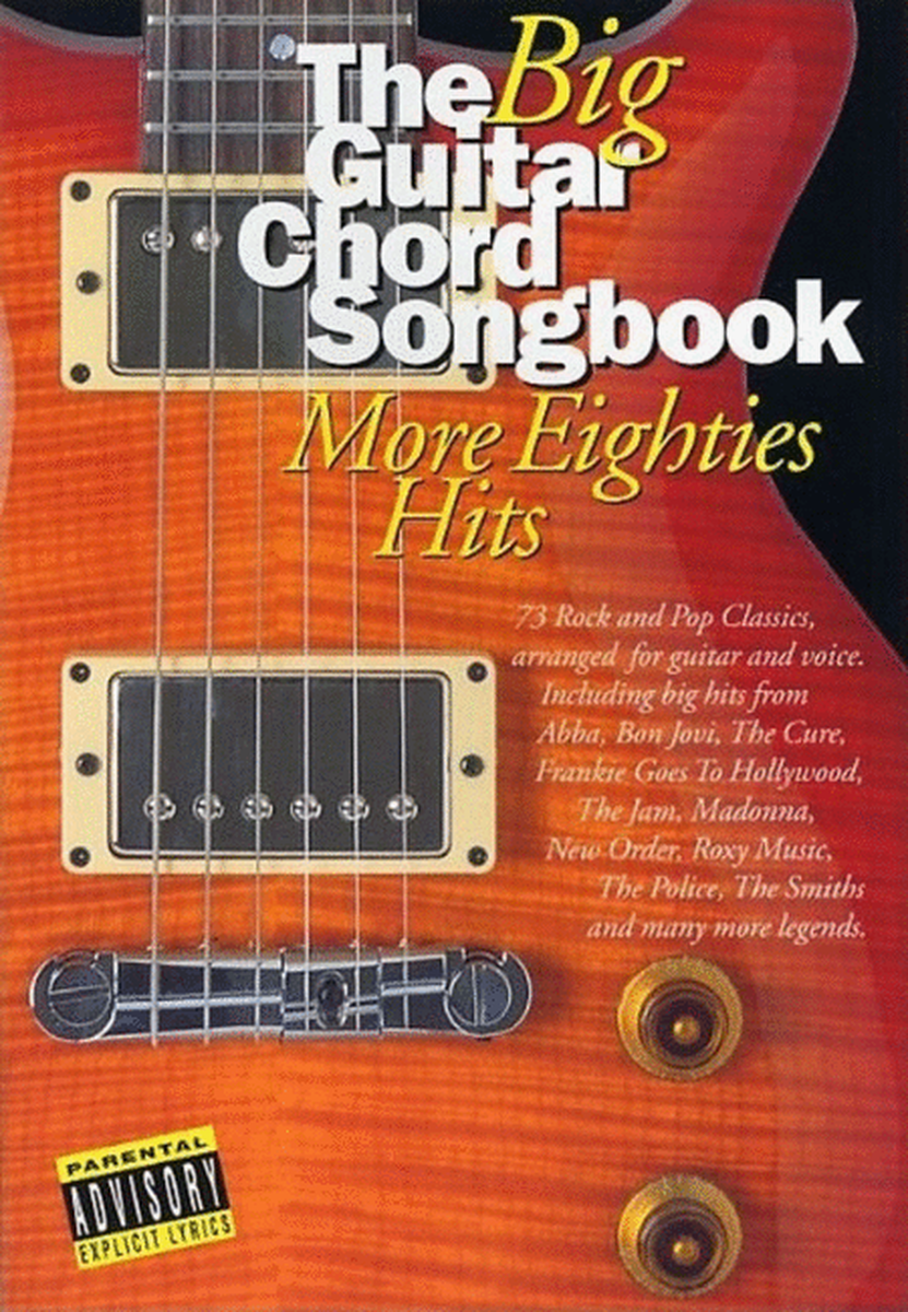 Big Guitar Chord Songbook More 80S Hits
