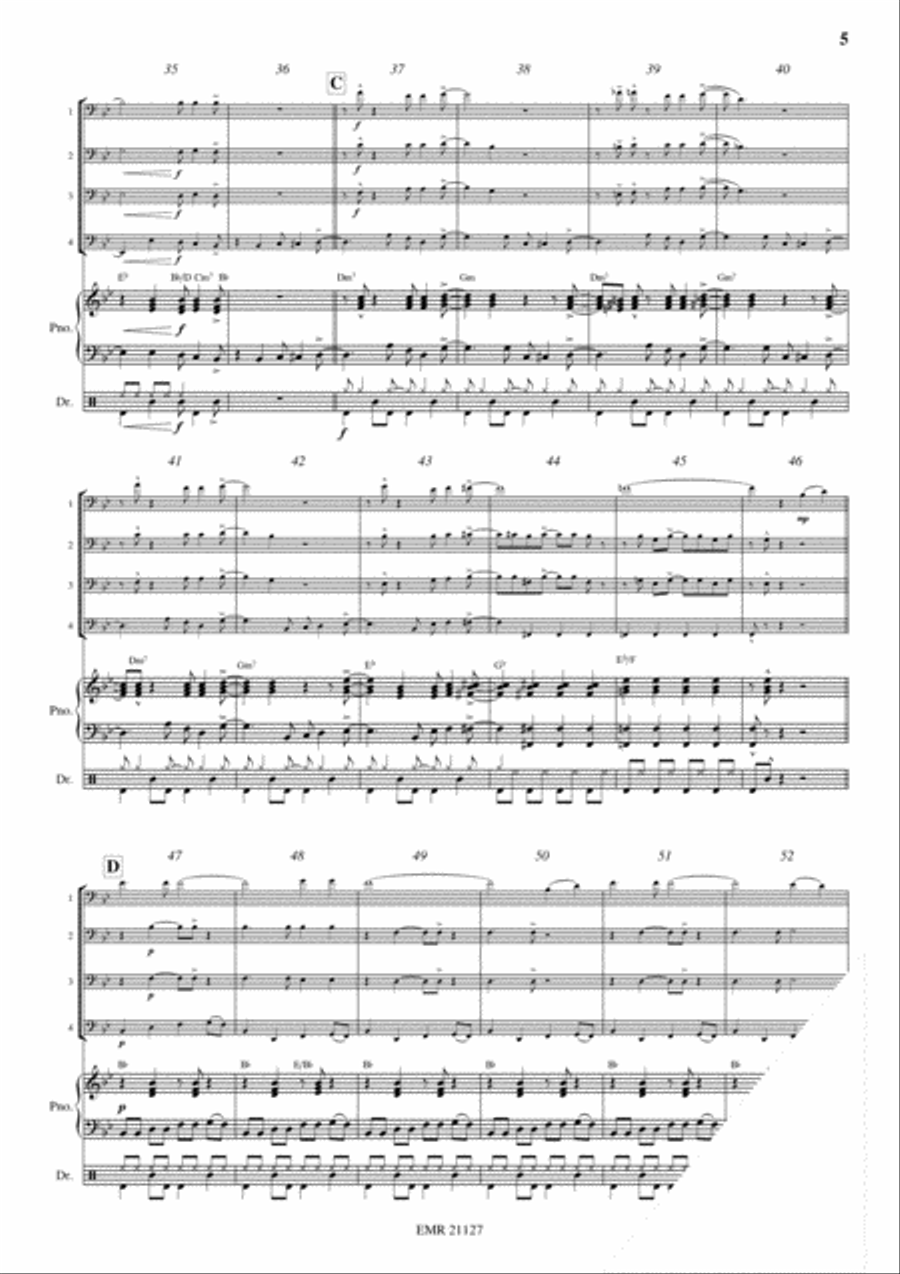Kumbaya Cello scores gallery preview page 5