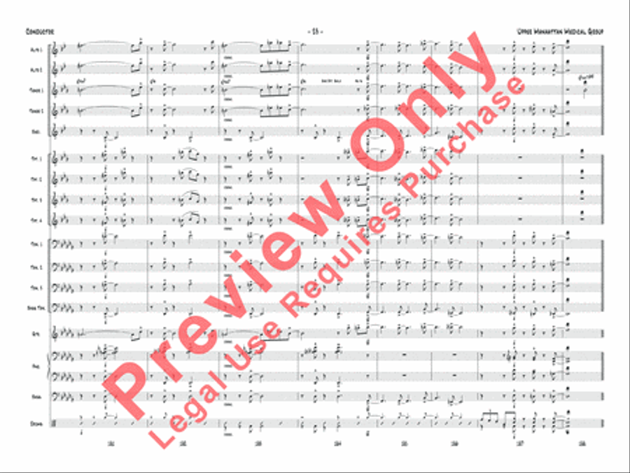 Upper Manhattan Medical Group Jazz Ensemble scores gallery preview page 24
