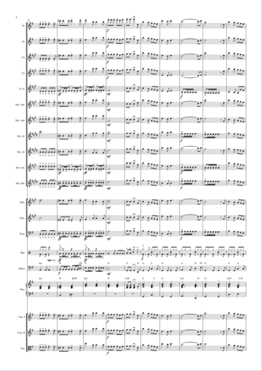 Peace, Be Still Peace, Be Still Full Orchestra scores gallery preview page 4