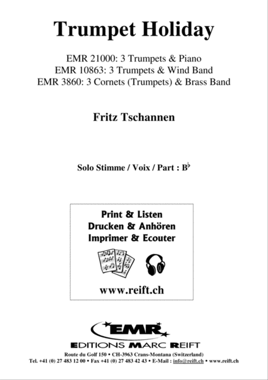 Trumpet Holiday Trumpet Holiday Trumpet Trio scores gallery preview page 2