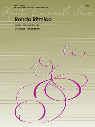 Book cover for Rondo Ritmico