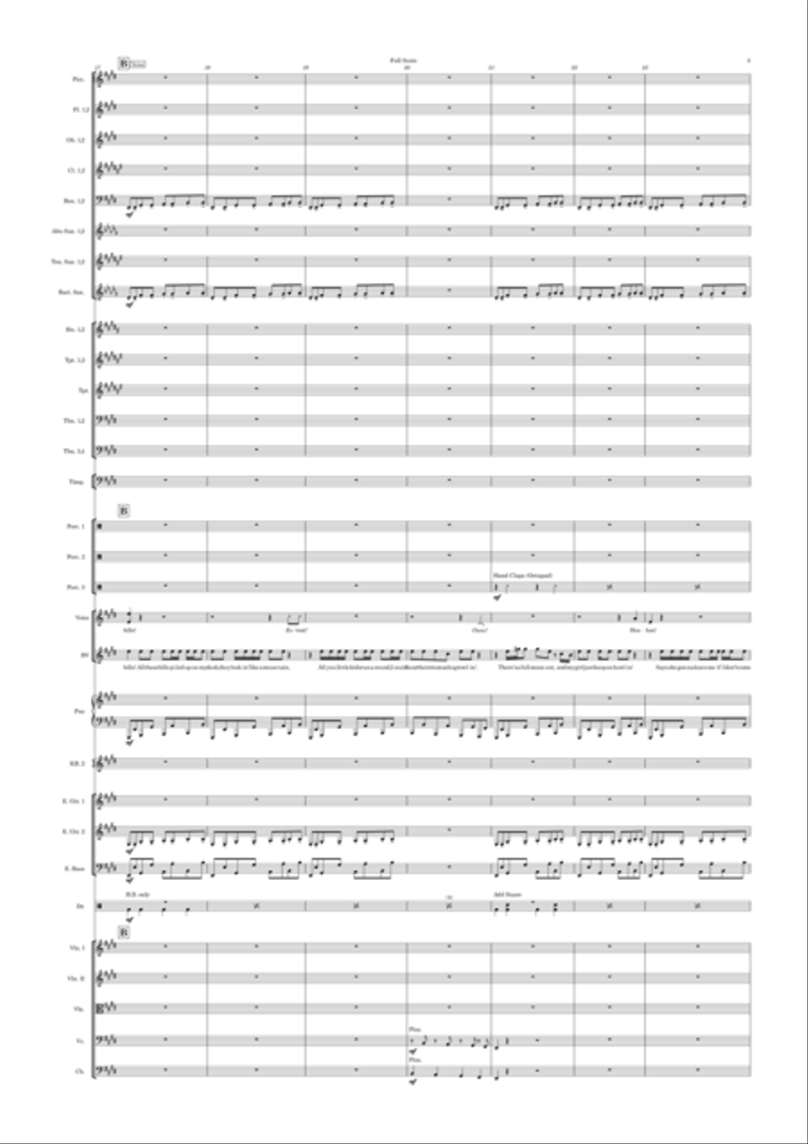 Bills Bills Full Orchestra scores gallery preview page 3