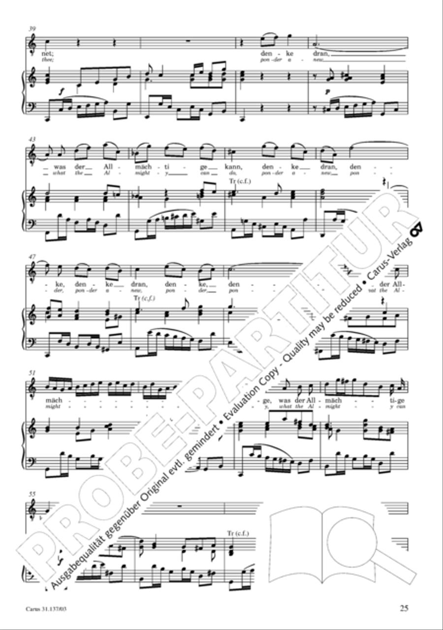 Praise ye, Almighty God, King and our ruler exalted (Lobe den Herren, den machtigen Konig der Ehren) ATB scores gallery preview page 26