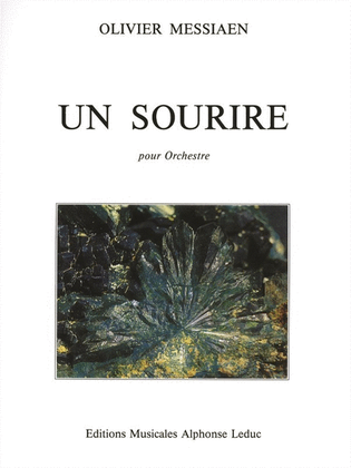 Book cover for Un Sourire (orchestra)