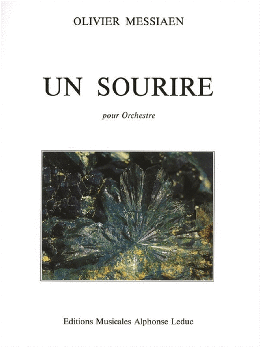 Book cover for Un Sourire (orchestra)