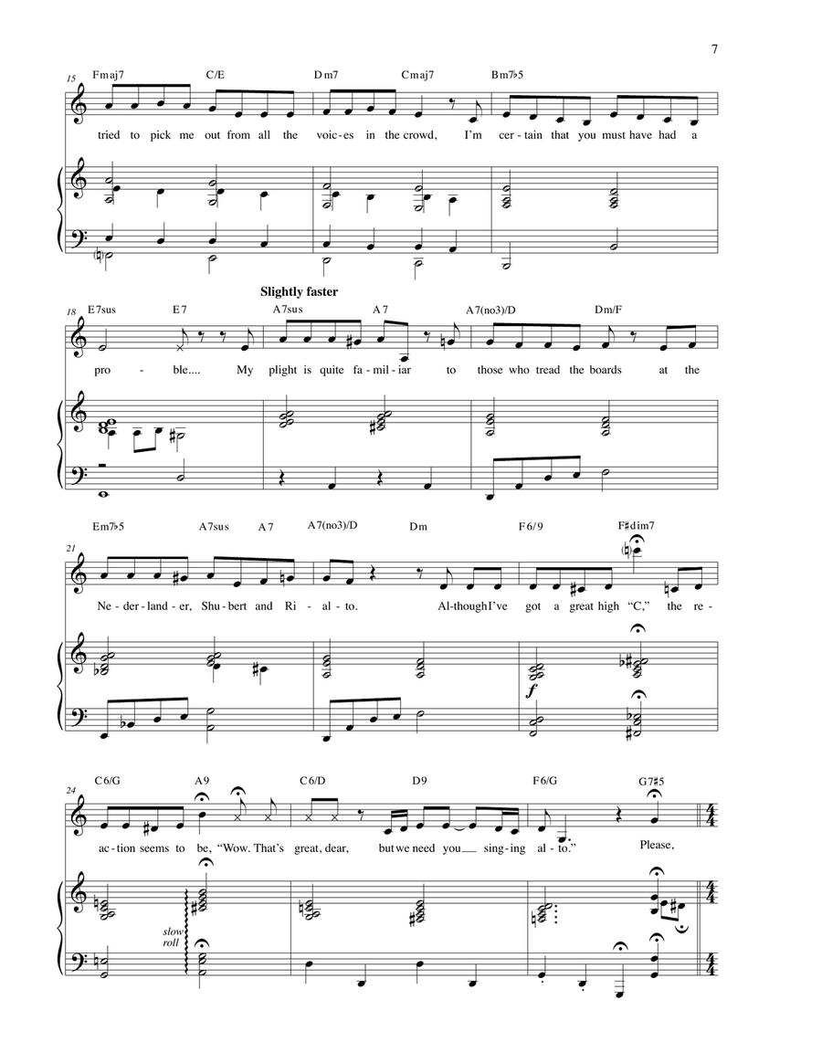 Alto's Lament Piano, Vocal scores gallery preview page 2