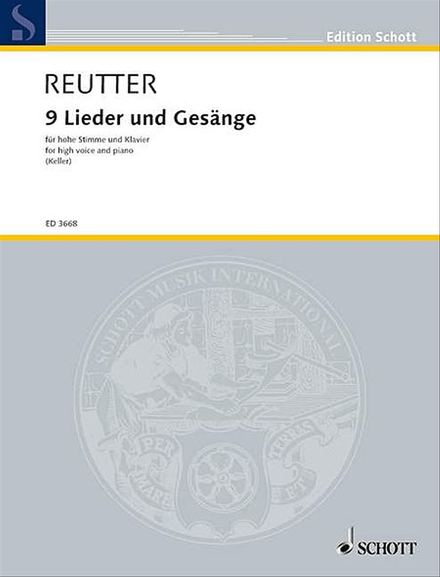 Lieder und Gesänge Op. 59 High Voice scores gallery preview page 1