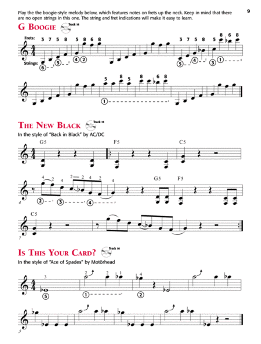 Alfred's Basic Rock Guitar Method, Book 2 Easy Guitar scores gallery preview page 4