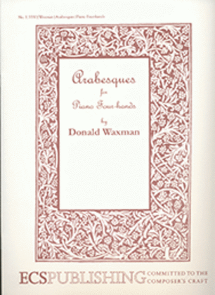 Book cover for Arabesques for Piano Four-Hands