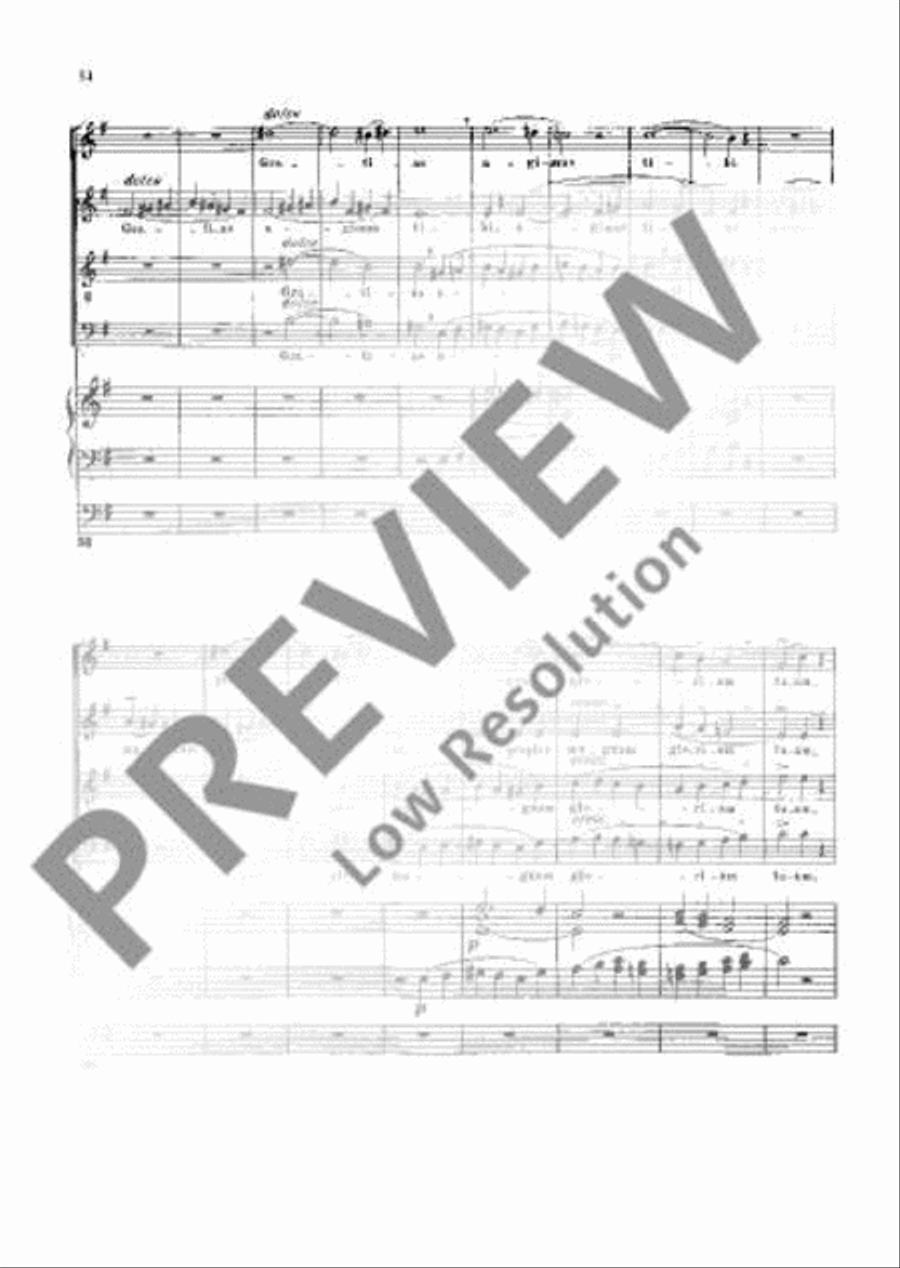 Missa choralis Missa choralis 4-Part scores gallery preview page 15