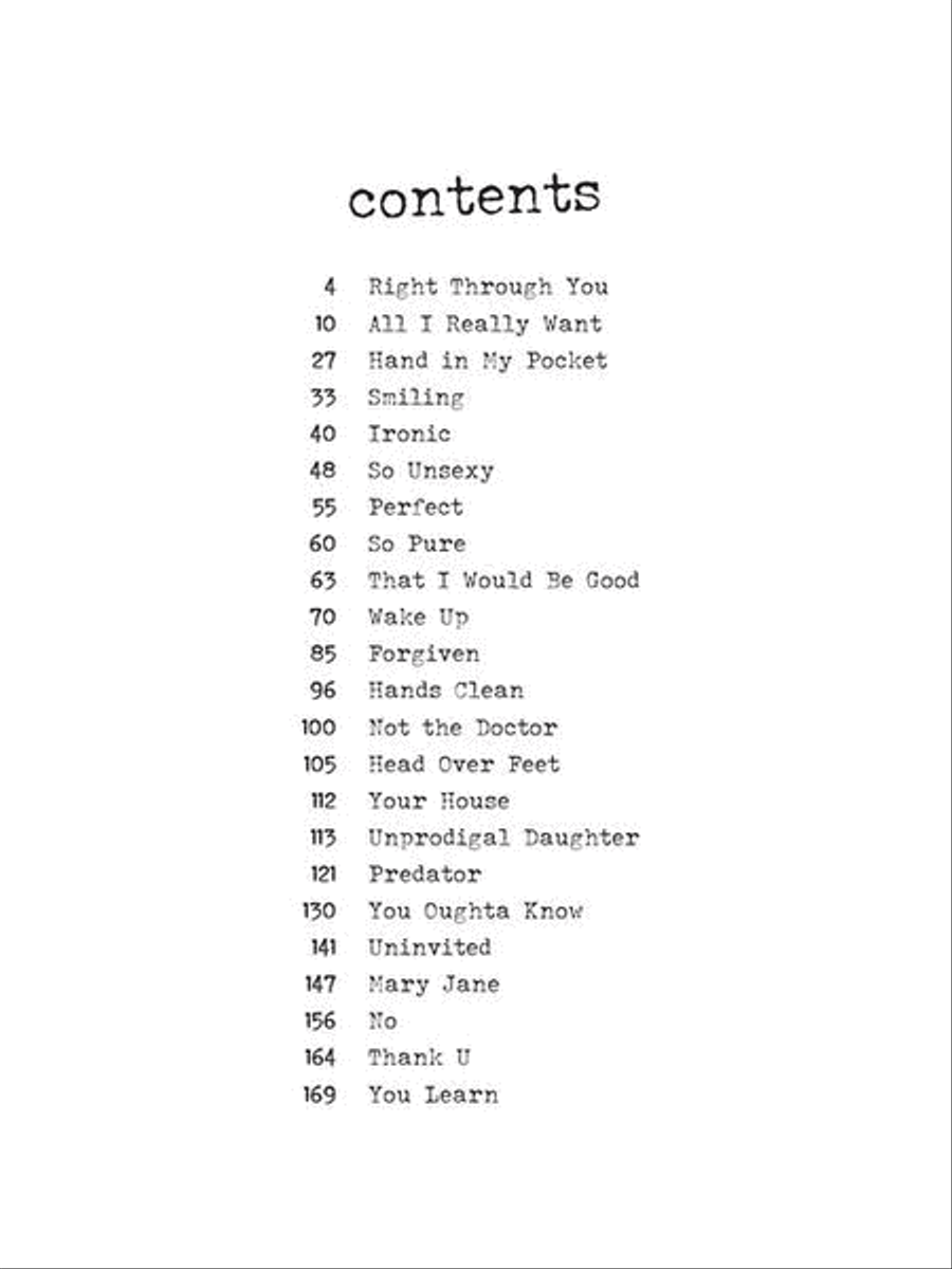 Jagged Little Pill Voice scores gallery preview page 5