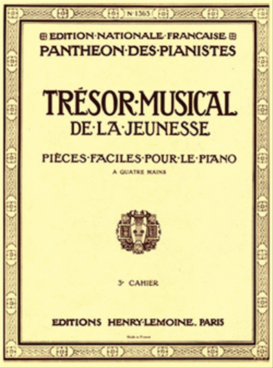 Tresor musical - Volume 3 Piano Duet scores gallery preview page 1