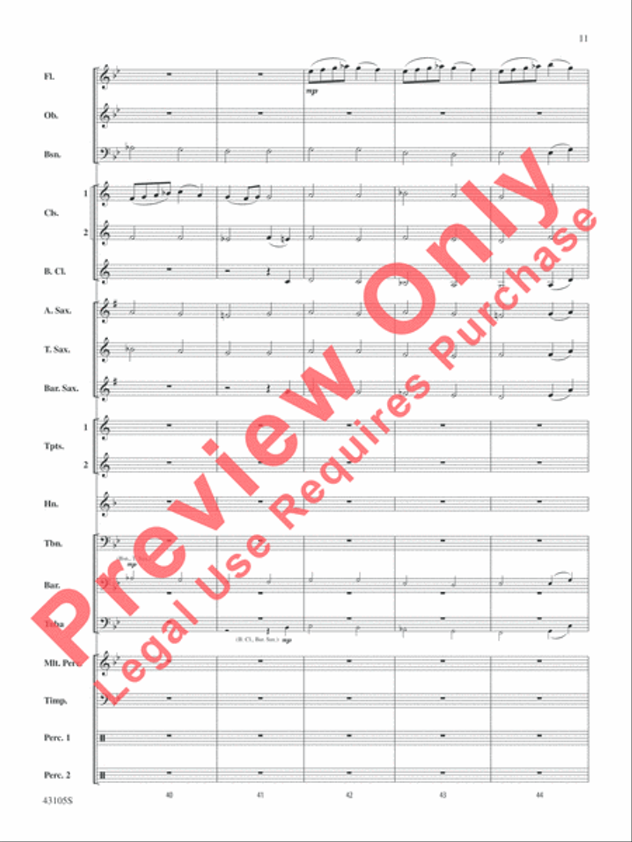 Cheyenne Cheyenne Concert Band scores gallery preview page 11