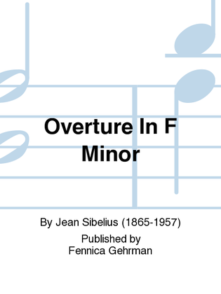 Book cover for Overture In F Minor