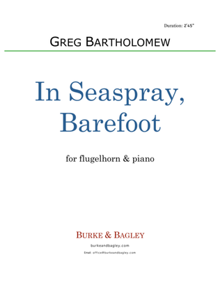 In Seaspray, Barefoot (flugelhorn & piano)
