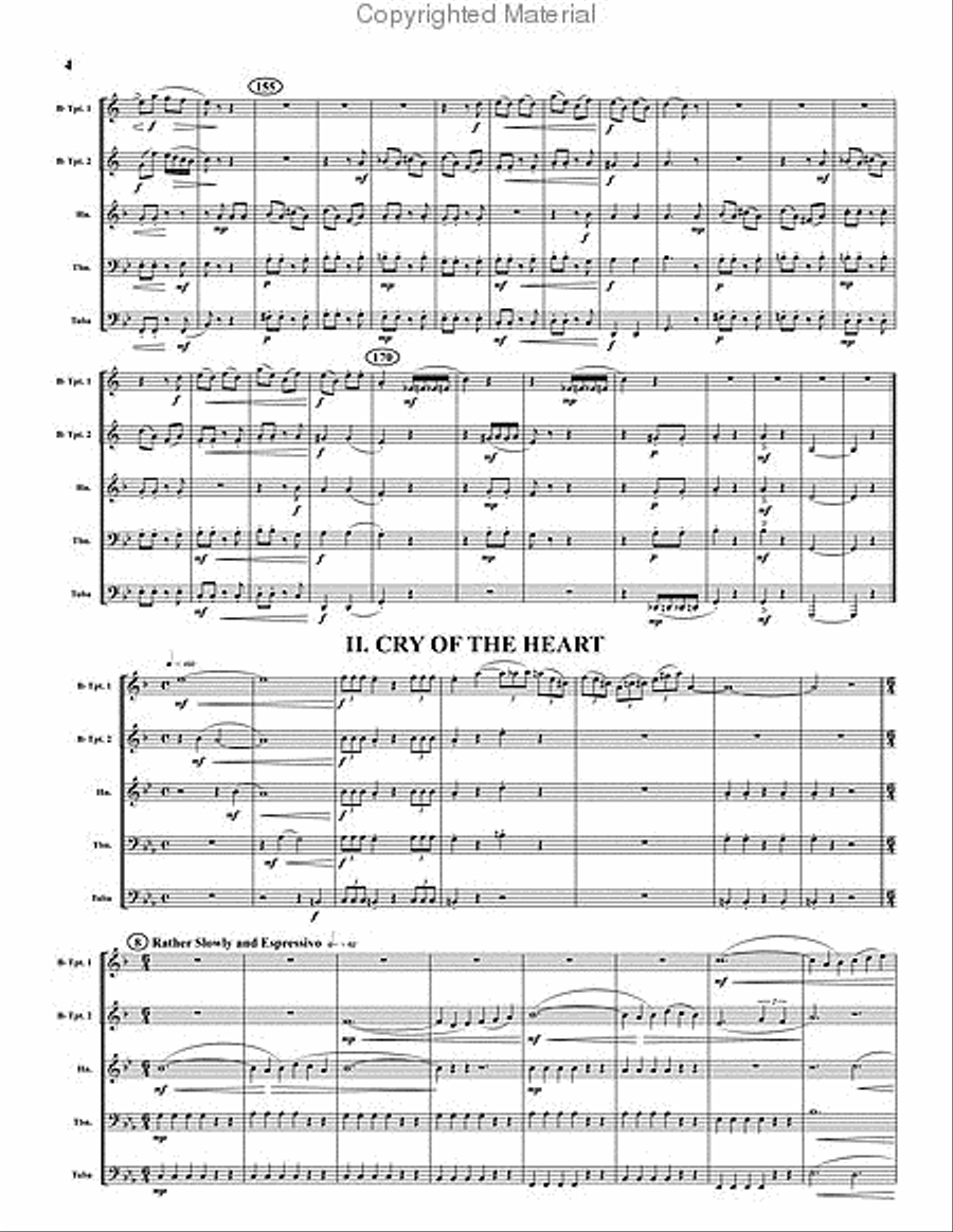 Aspects Brass Quintet scores gallery preview page 4