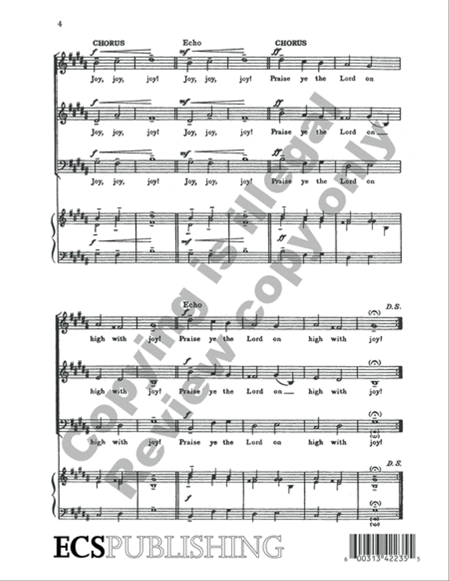 While By Our Sleeping Flocks We Lay 3-Part scores gallery preview page 6