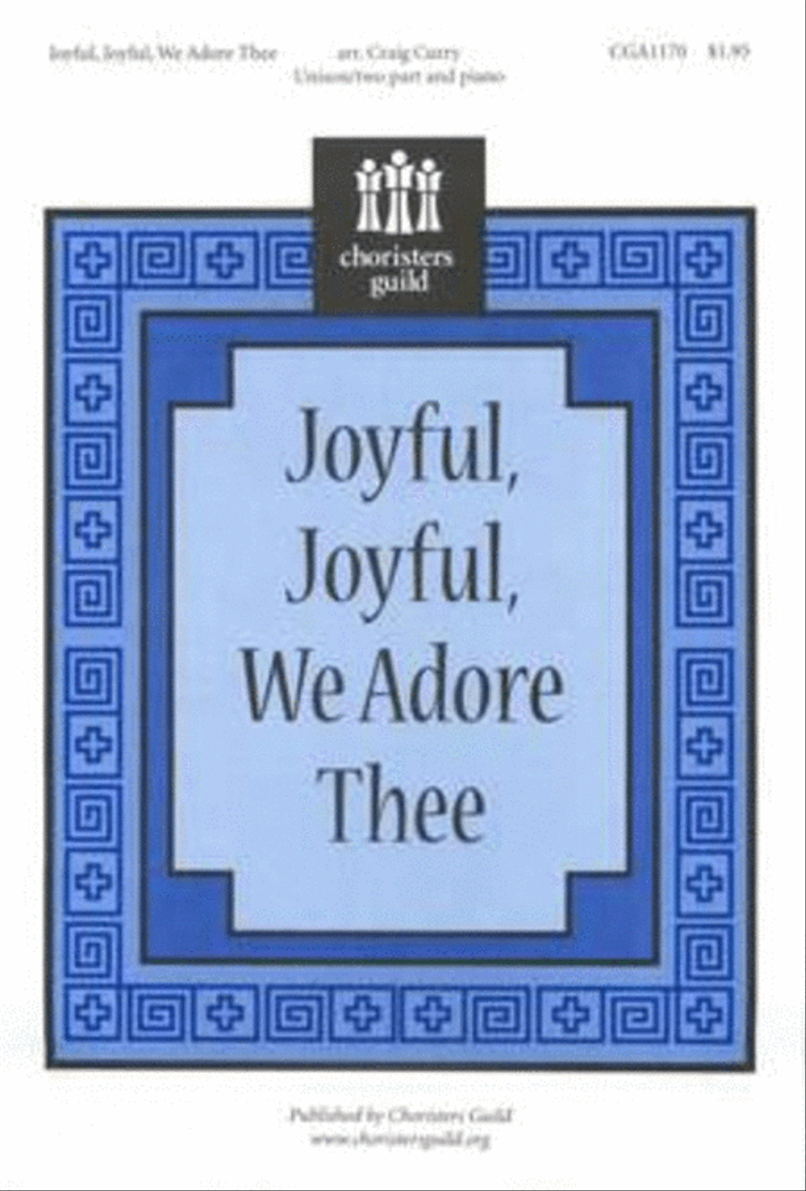 Joyful, Joyful, We Adore Thee 2-Part scores gallery preview page 1