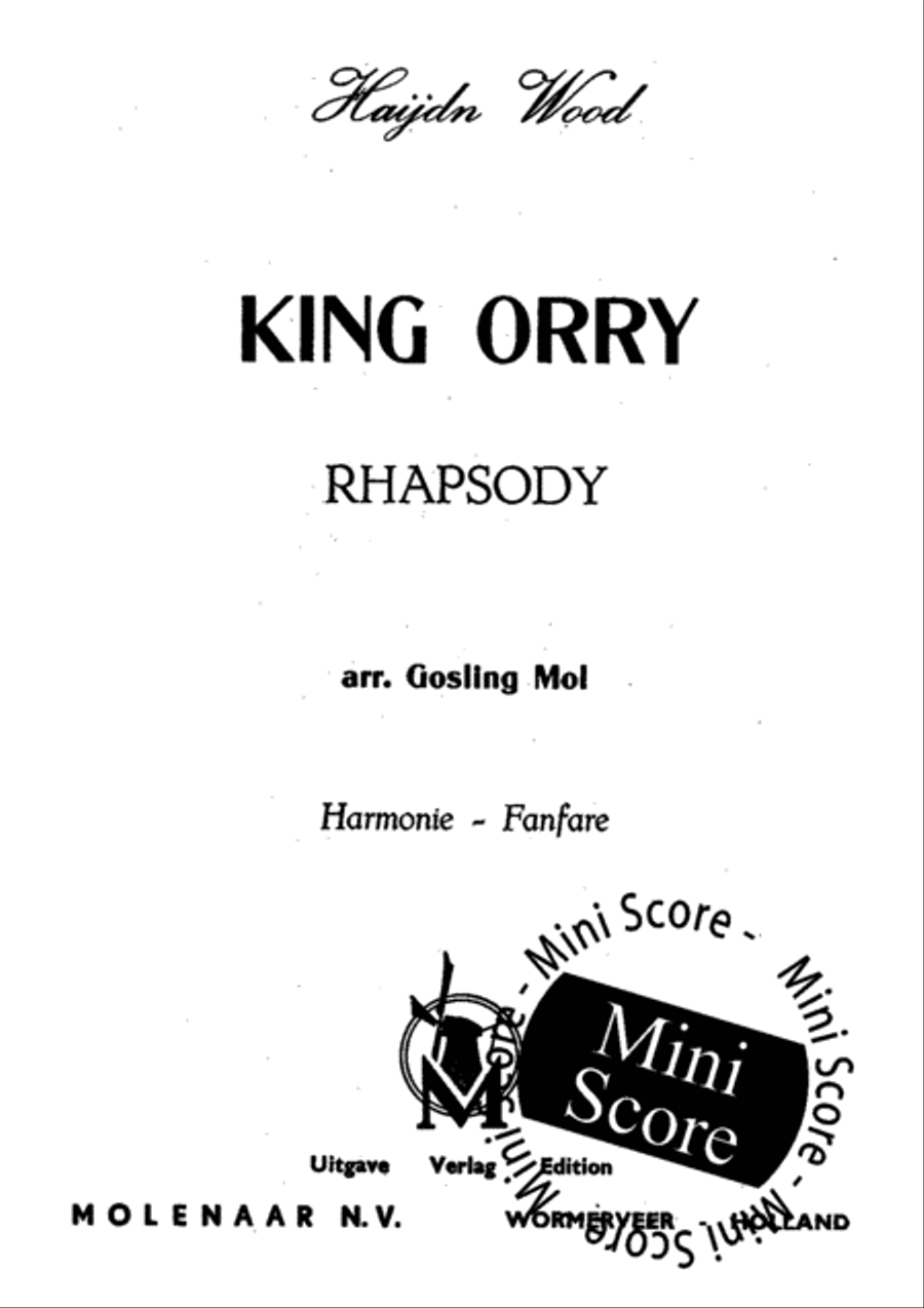 King Orry King Orry Concert Band scores gallery preview page 3