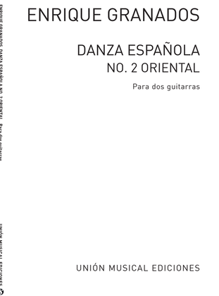 Book cover for Danza Espanola No.2 Oriental