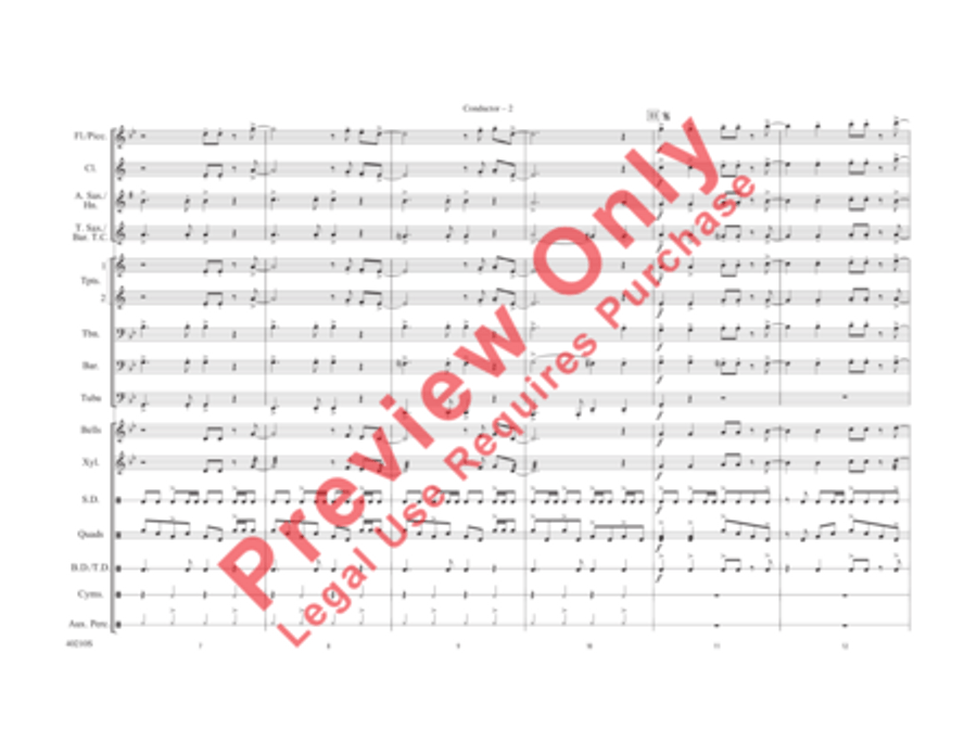 Make Me Smile Marching Band scores gallery preview page 3