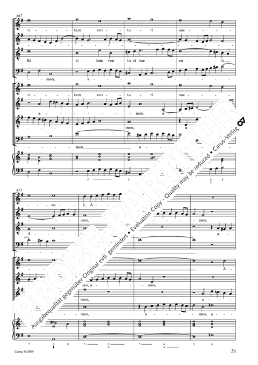 Credo a 8 voci 4-Part scores gallery preview page 52