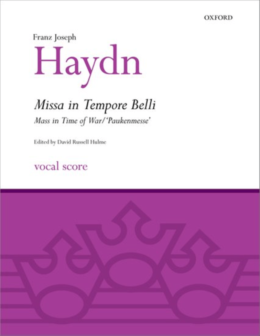 Missa in Tempore Belli (Mass in Time of War/Paukenmesse) 4-Part scores gallery preview page 1