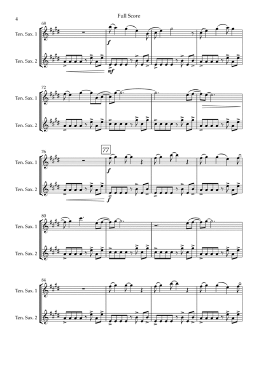 Without You Without You Woodwind Duet scores gallery preview page 4