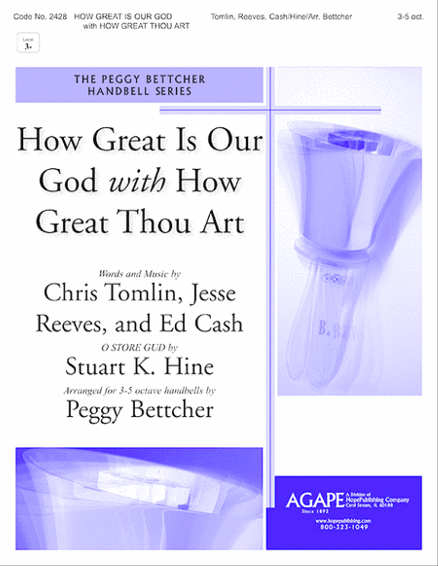 How Great Is Our God with How Great Thou Art 5-Octaves scores gallery preview page 1