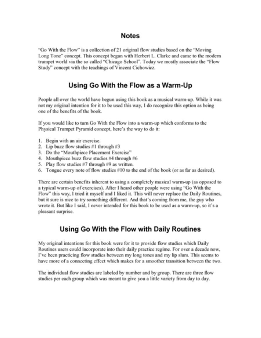 Go With the Flow by Eddie Lewis Trumpet Solo scores gallery preview page 6