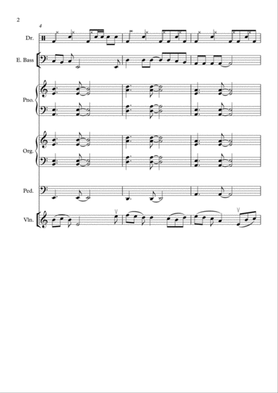 Faced Against Fate Small Ensemble scores gallery preview page 2