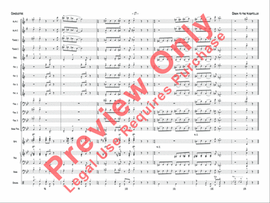 Down to the Nightclub Down to the Nightclub Jazz Ensemble scores gallery preview page 18