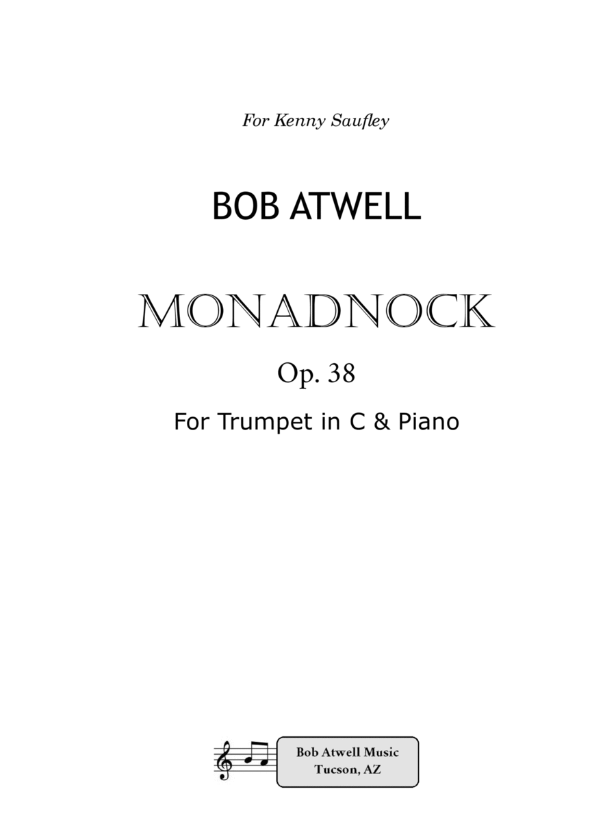 Monadnock Monadnock Trumpet Solo scores gallery preview page 1