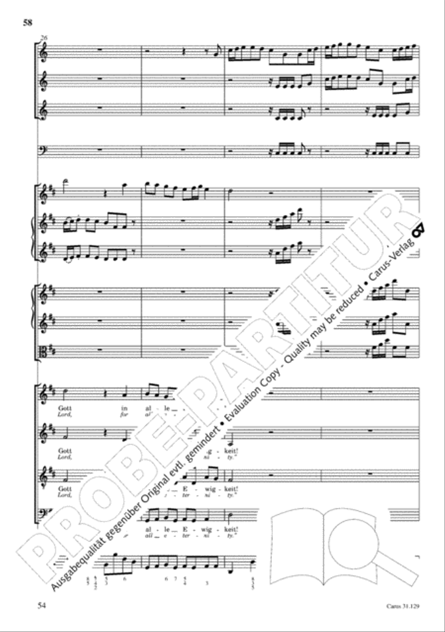 The Complete Sacred Vocal Works (Das geistliche Vokalwerk) Voice scores gallery preview page 59