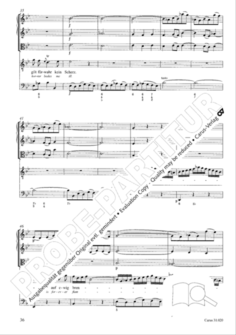 Eternity, thou thundrous word (O Ewigkeit, du Donnerwort) ATB scores gallery preview page 37