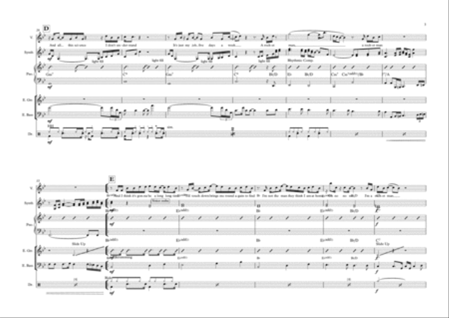 Rocket Man (I Think It's Gonna Be A Long Long Time) Bass Voice scores gallery preview page 3