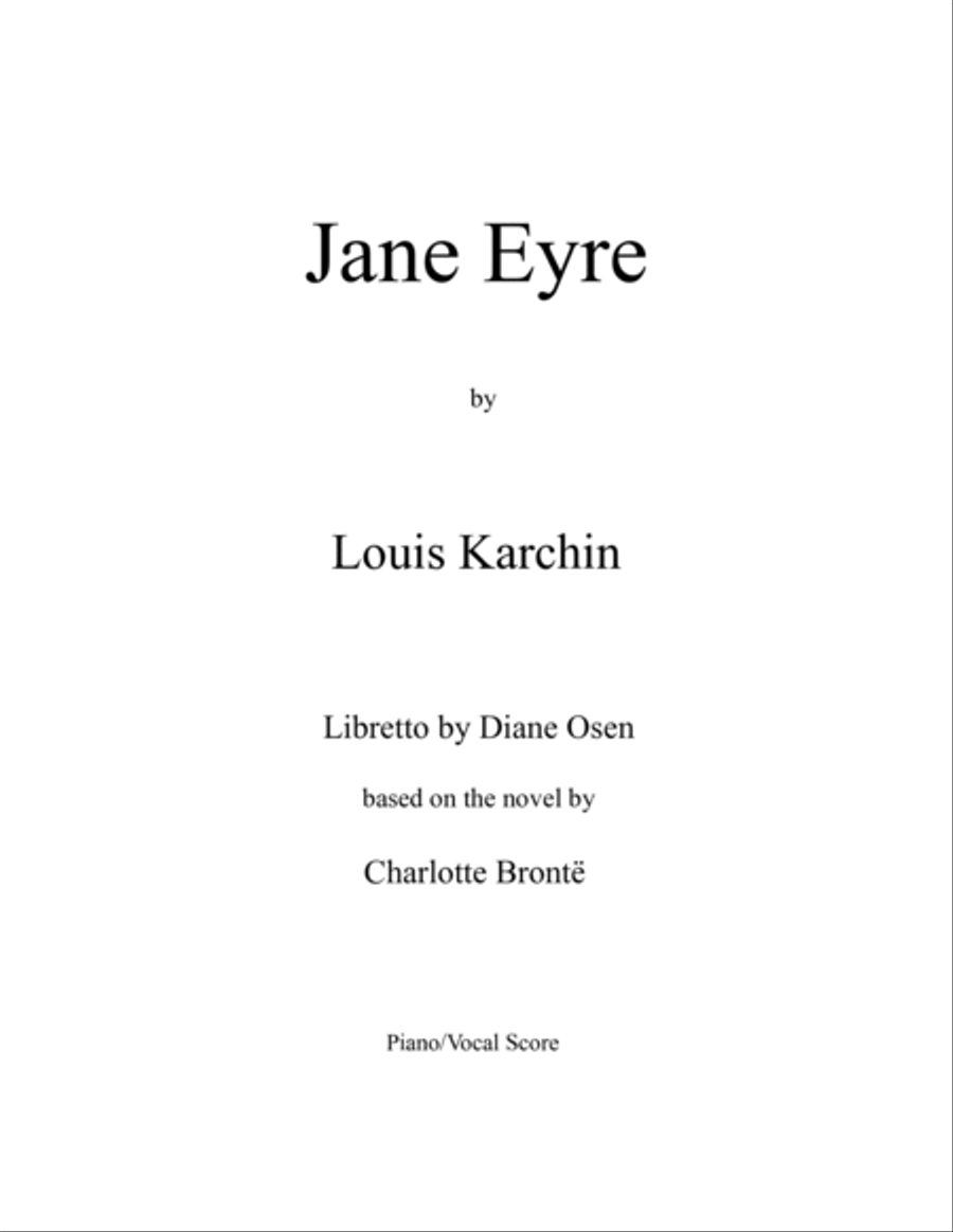 [Karchin] Jane Eyre (Piano Reduction) Divisi scores gallery preview page 3