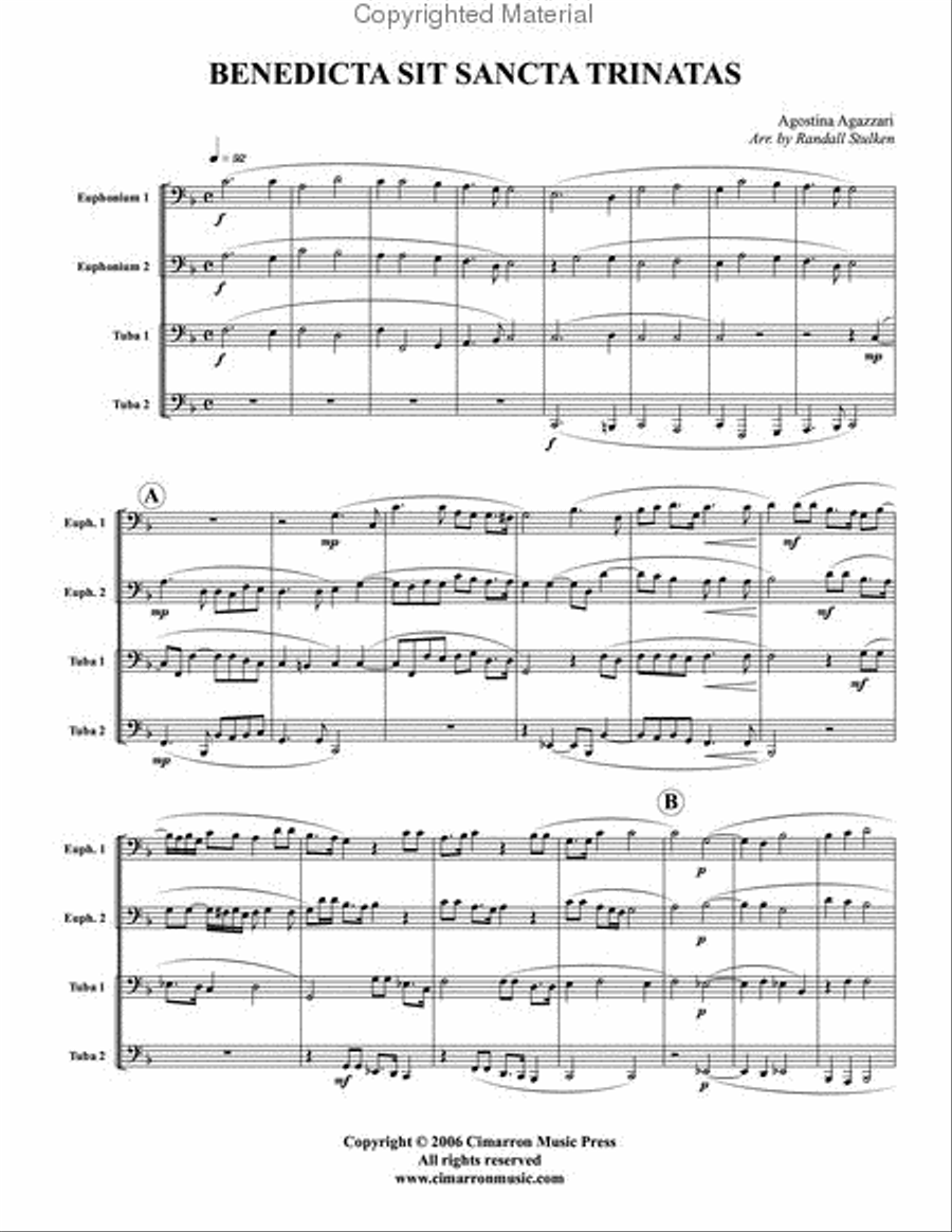 Benedicta Sit Sancta Trinitas EETT scores gallery preview page 2