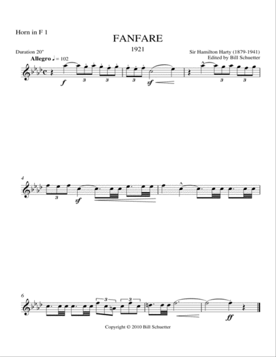 Fanfare Horn scores gallery preview page 2