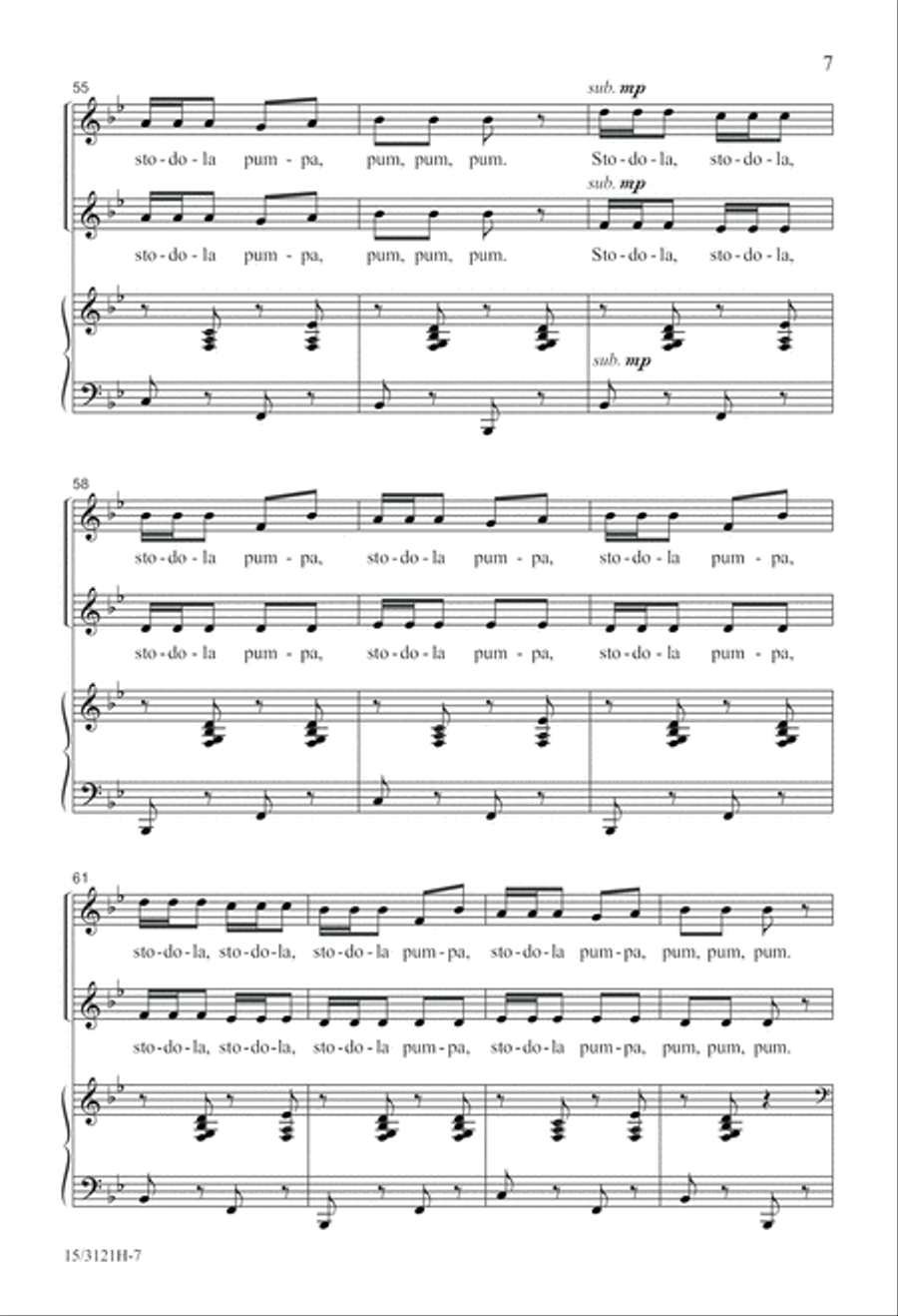 Stodola Pumpa SSA scores gallery preview page 7