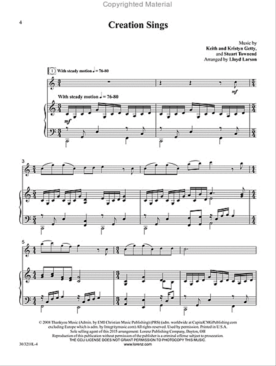 A Tapestry of Grace Piano scores gallery preview page 2
